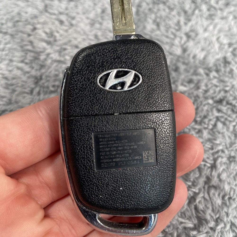 OEM 2017-2019 HYUNDAI SONATA FLIP KEY KEYLESS REMOTE 95430-C1210 TQ8-RKE-4F25 - Picture 6 of 14